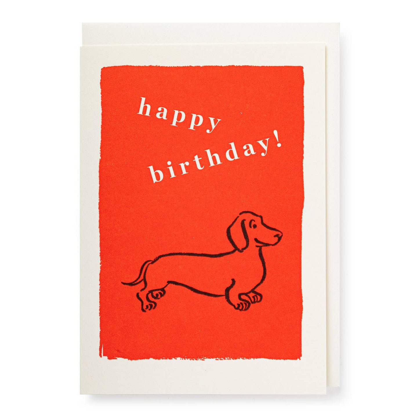 Birthday Sausage Dog | Letterpress Cards | Small Cards