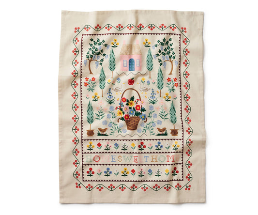 Rifle Paper Co Home Sweet Home  Tea Towel