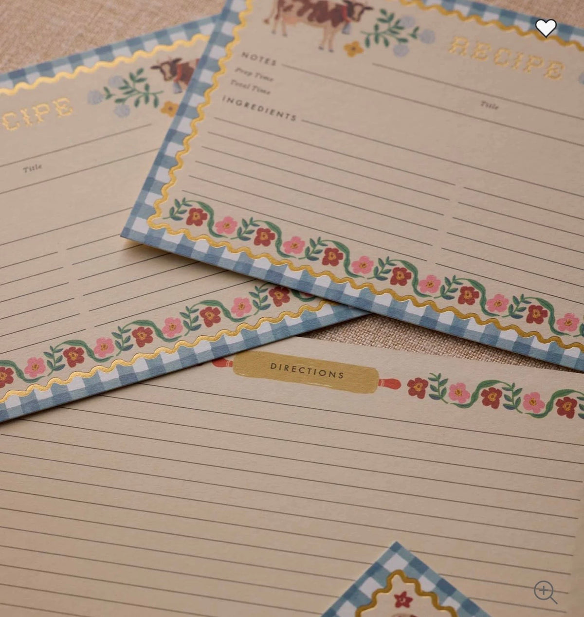 Rifle Paper Co. Recipe Cards | 4 x 6"