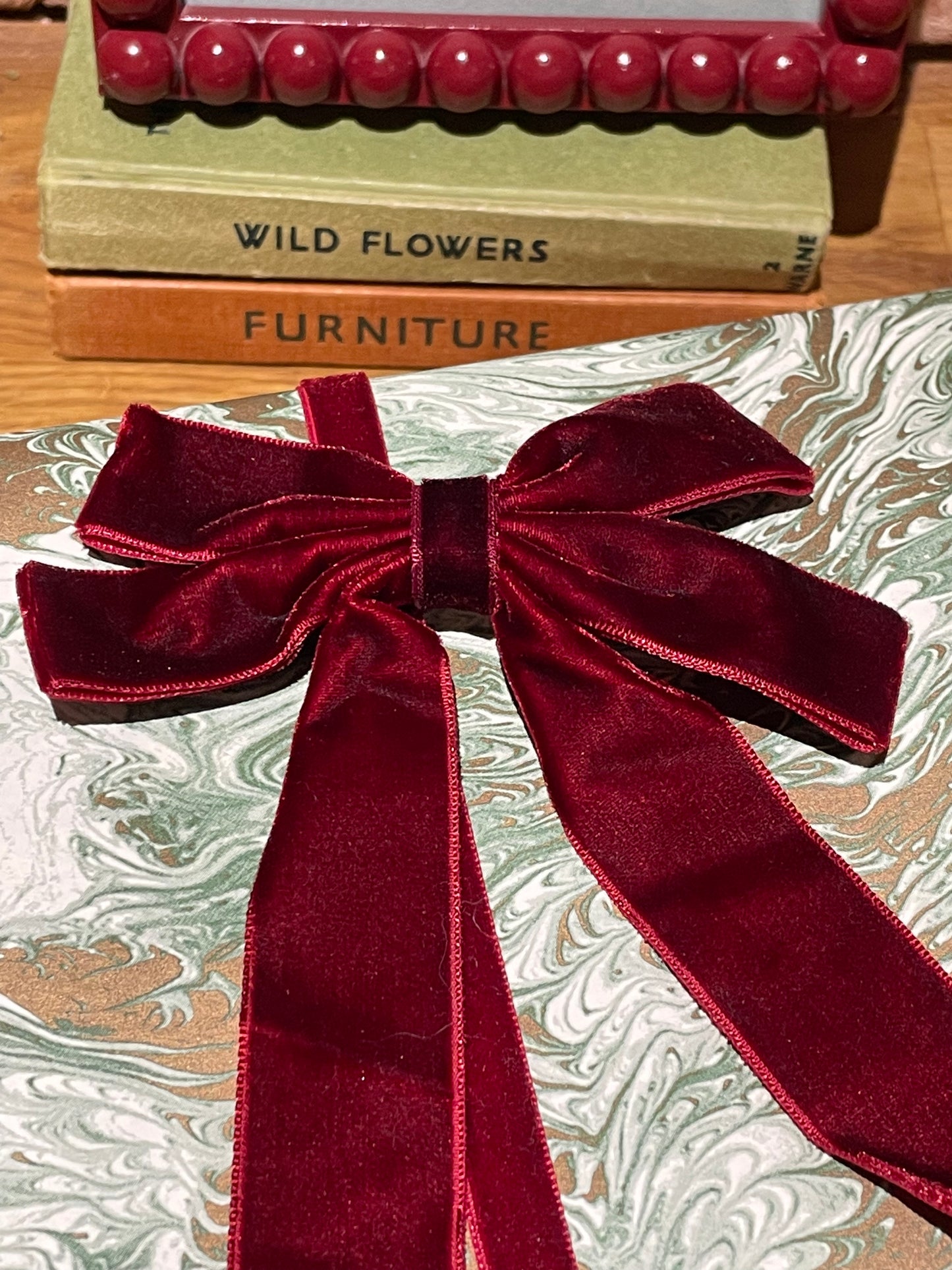 Velvet Bows with clip