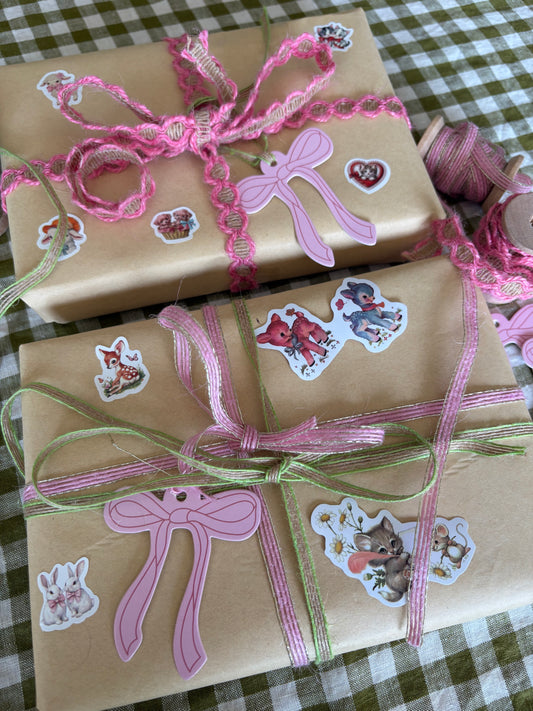 Gift Wrapping bundle, Pinks