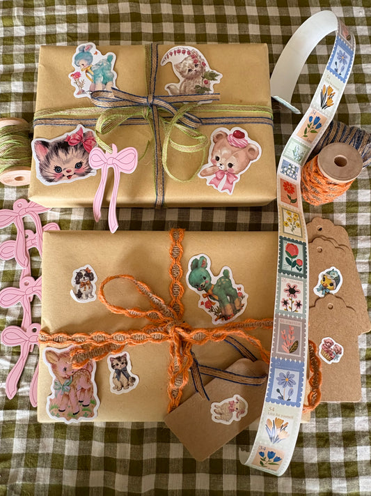 Gift Wrapping bundle, Orange/multi