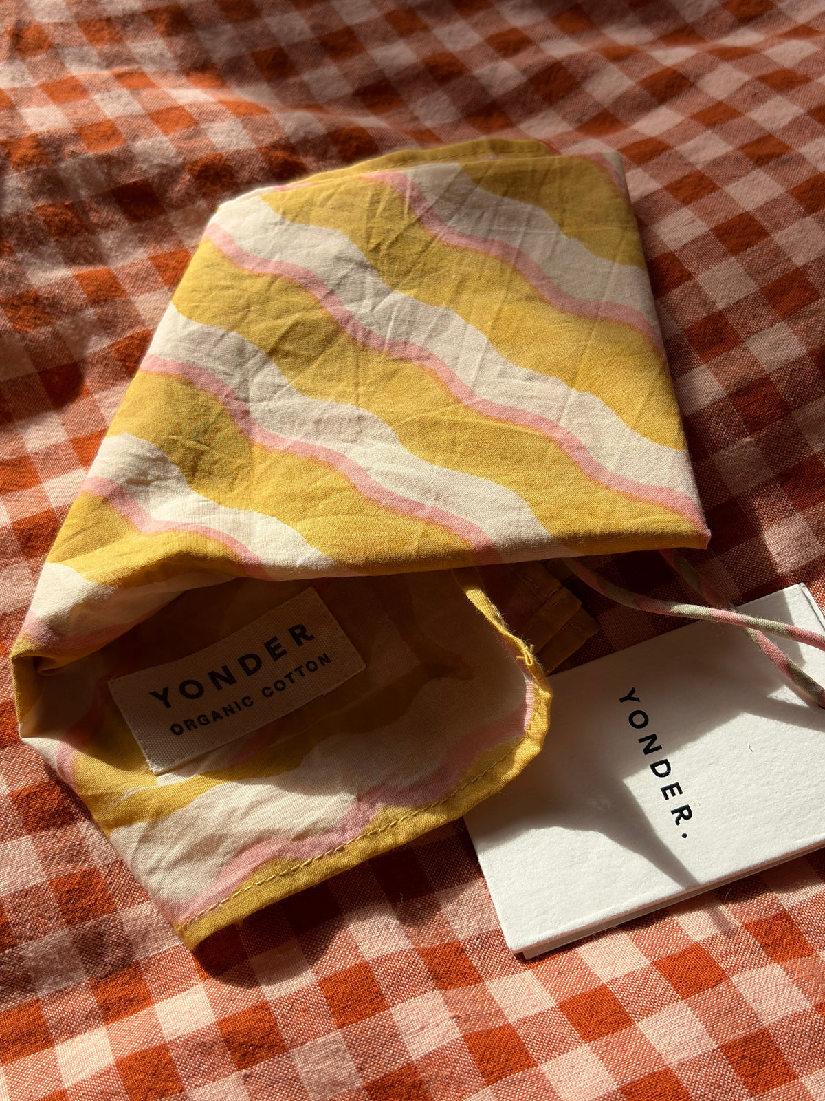 Organic Cotton Bandana by YONDER Honey And Pink