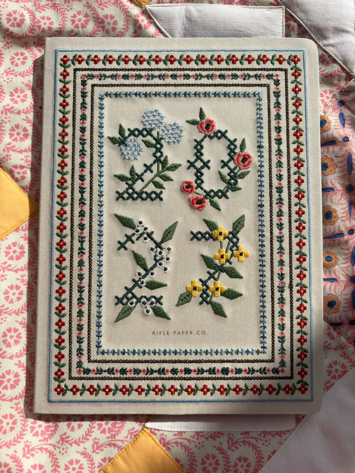 2027 Cross Stitch Inspired Planner | Weekly & Monthly Planner