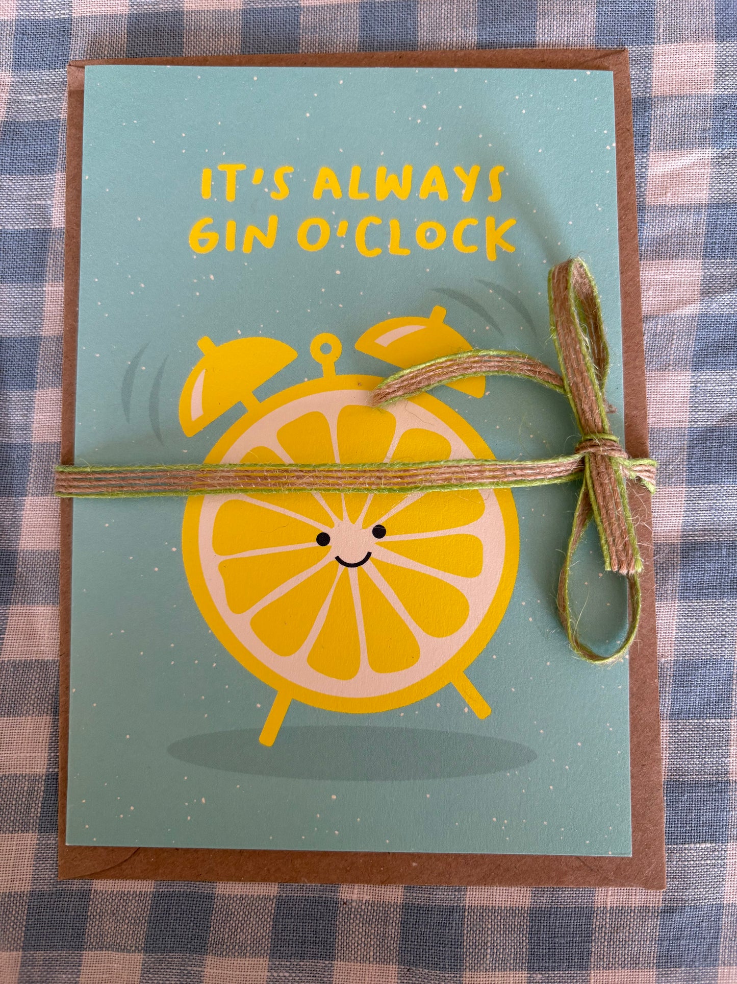 Gin O Clock  Greeting Card
