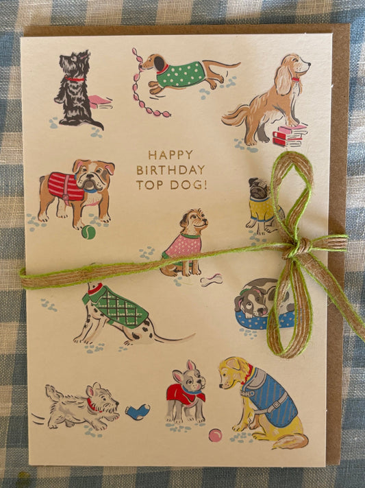 Cath Kidston Dog Birthday Card