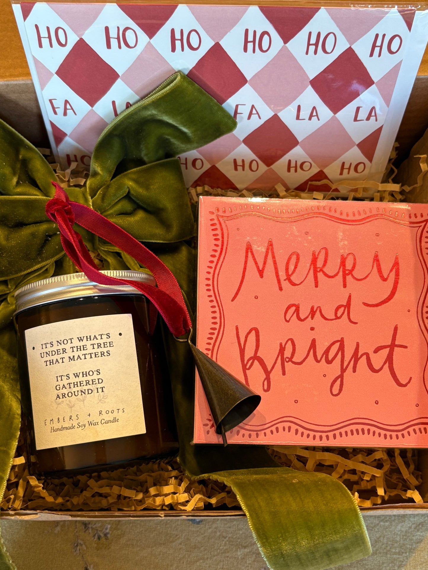 Christmas Candle and Matches Gift box