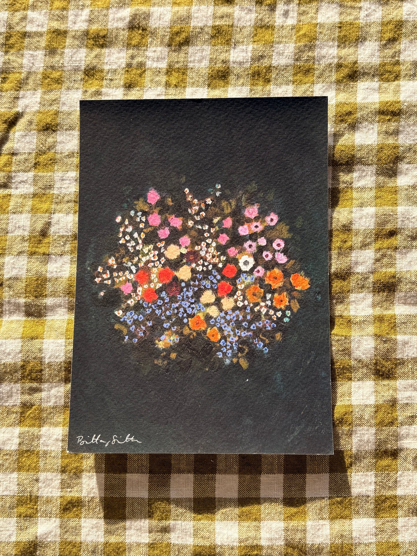 Brittany Smith Wildflower Giclee Wildflower Painting Print