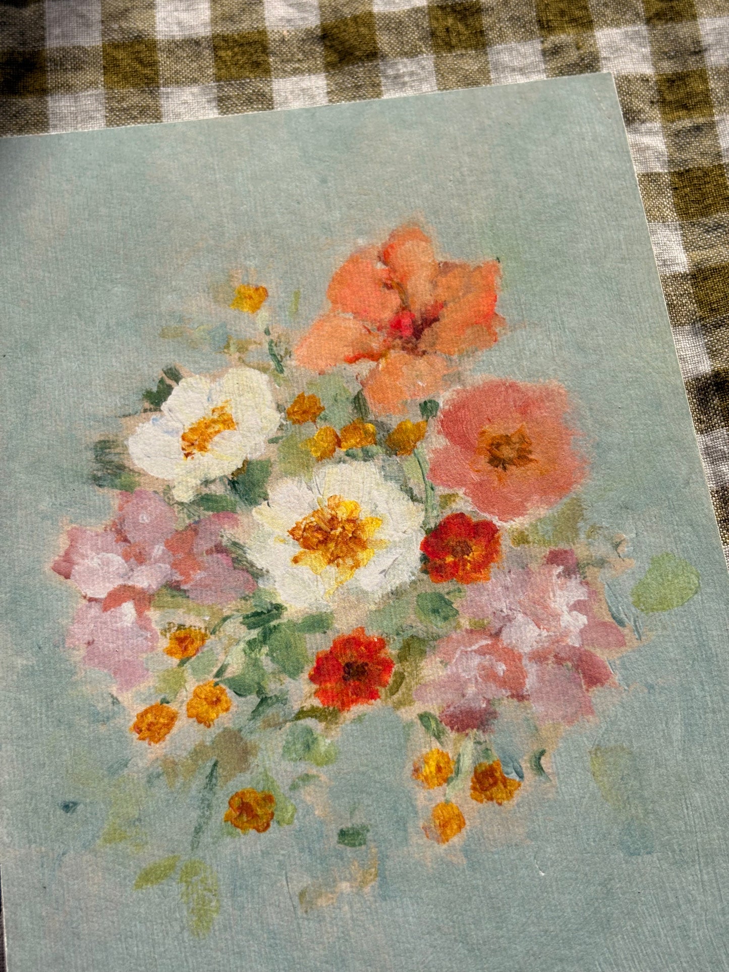 Brittany Smith Studio  Wildflowers in blue