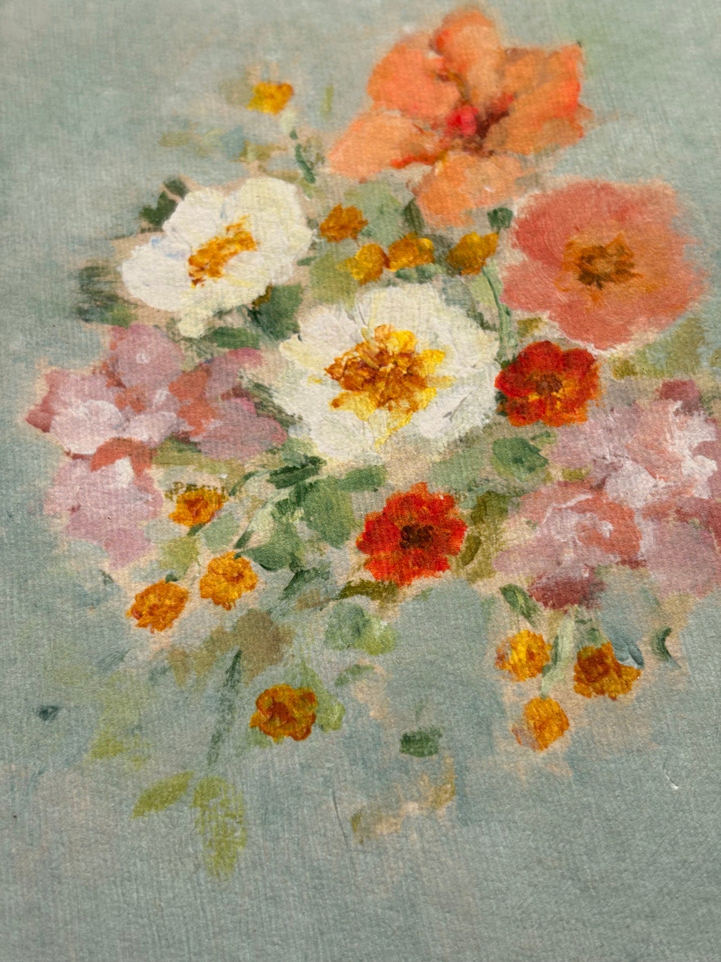 Brittany Smith Studio  Wildflowers in blue