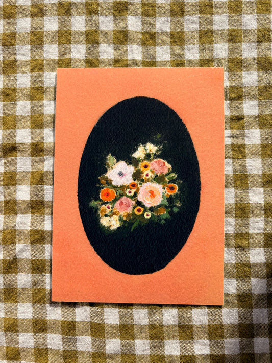 Brittany Smith Studio  Vignette XII  Wildflower  Floral Print 5x7"