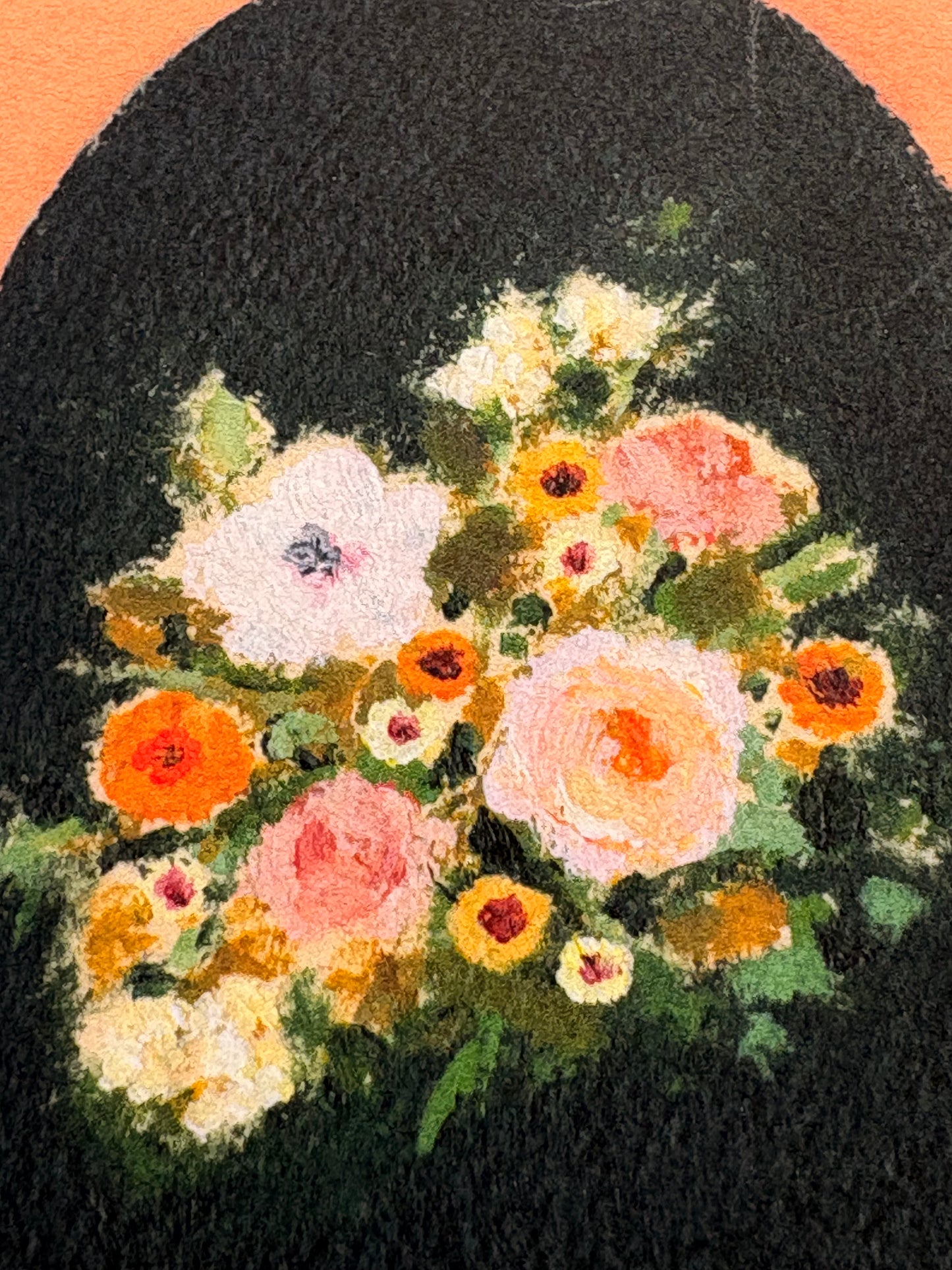 Brittany Smith Studio  Vignette XII  Wildflower  Floral Print 5x7"