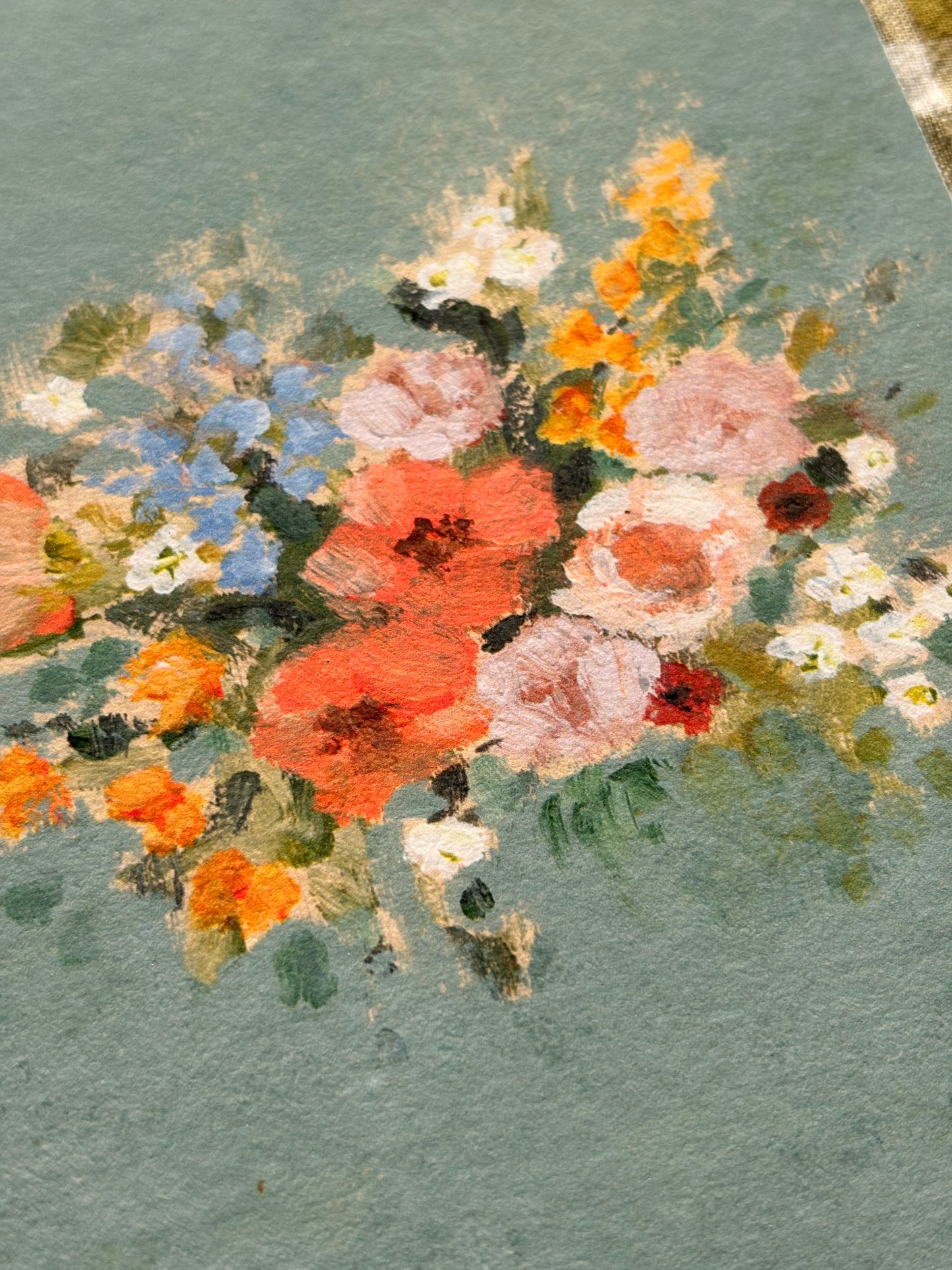Brittany Smith Studio Blue Wildflower print