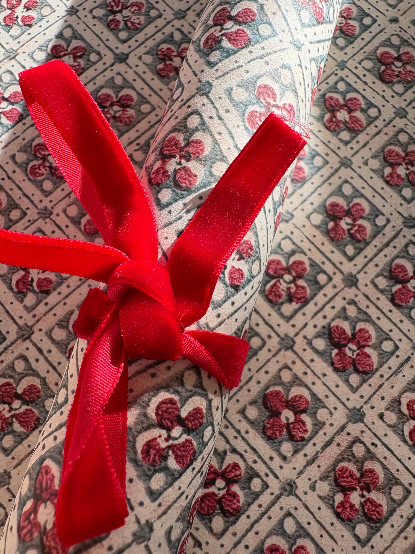 Italian Floral Gift Wrapping Paper