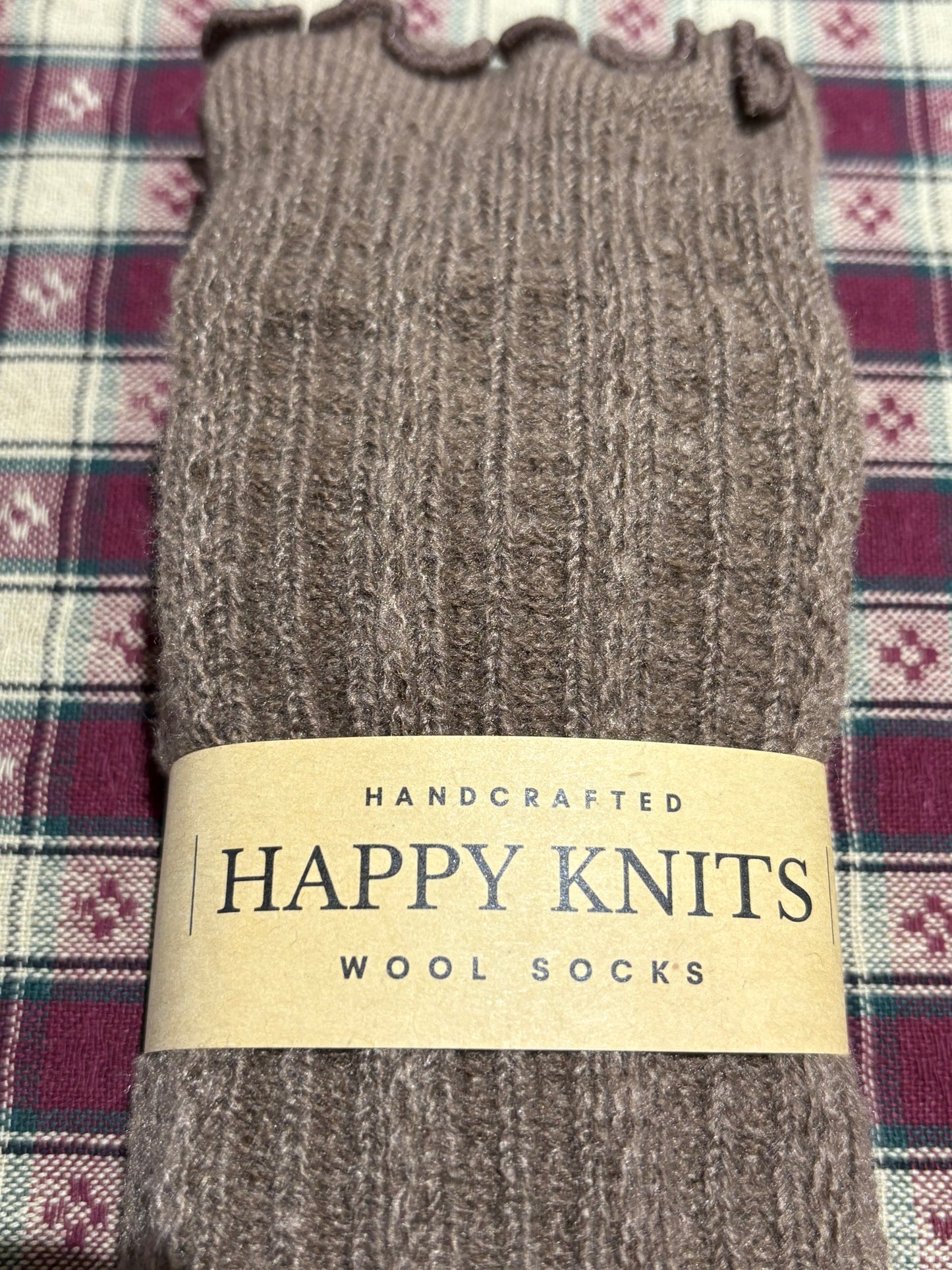 Happy Knits Ruffle Knitted Wool Socks