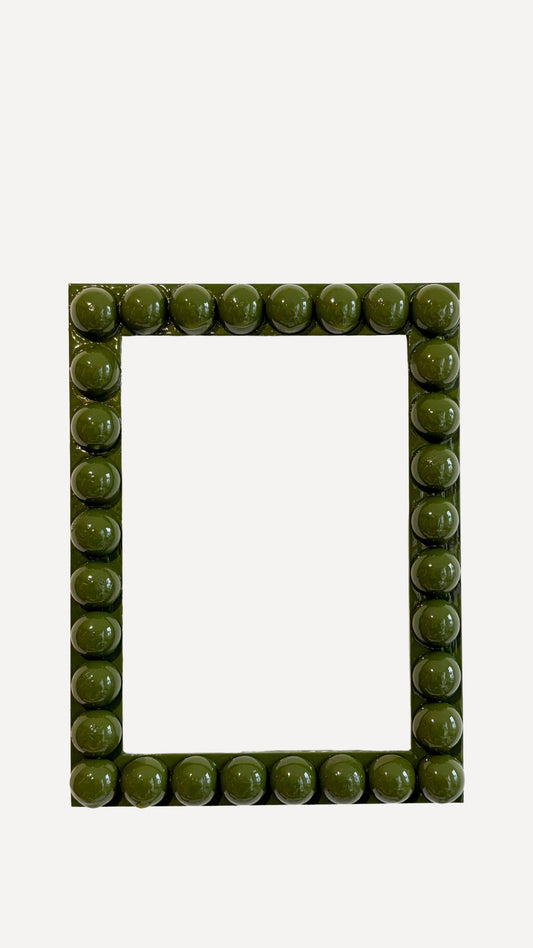 Olive Wooden Bobbin Frame