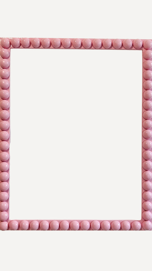 Pink Wooden Bobbin Frame