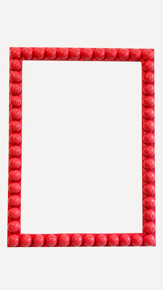 Raspberry Wooden Bobbin Frame