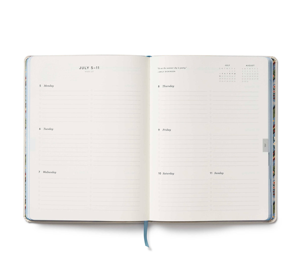 2027 Heritage Sampler 12-Month Bookbound Planner diary
