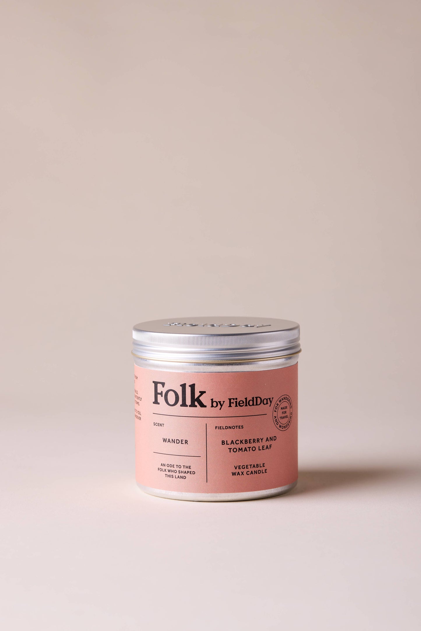 Folk by Fieldday Blackberry and Tomato Leaf Vegetable Wax Candle