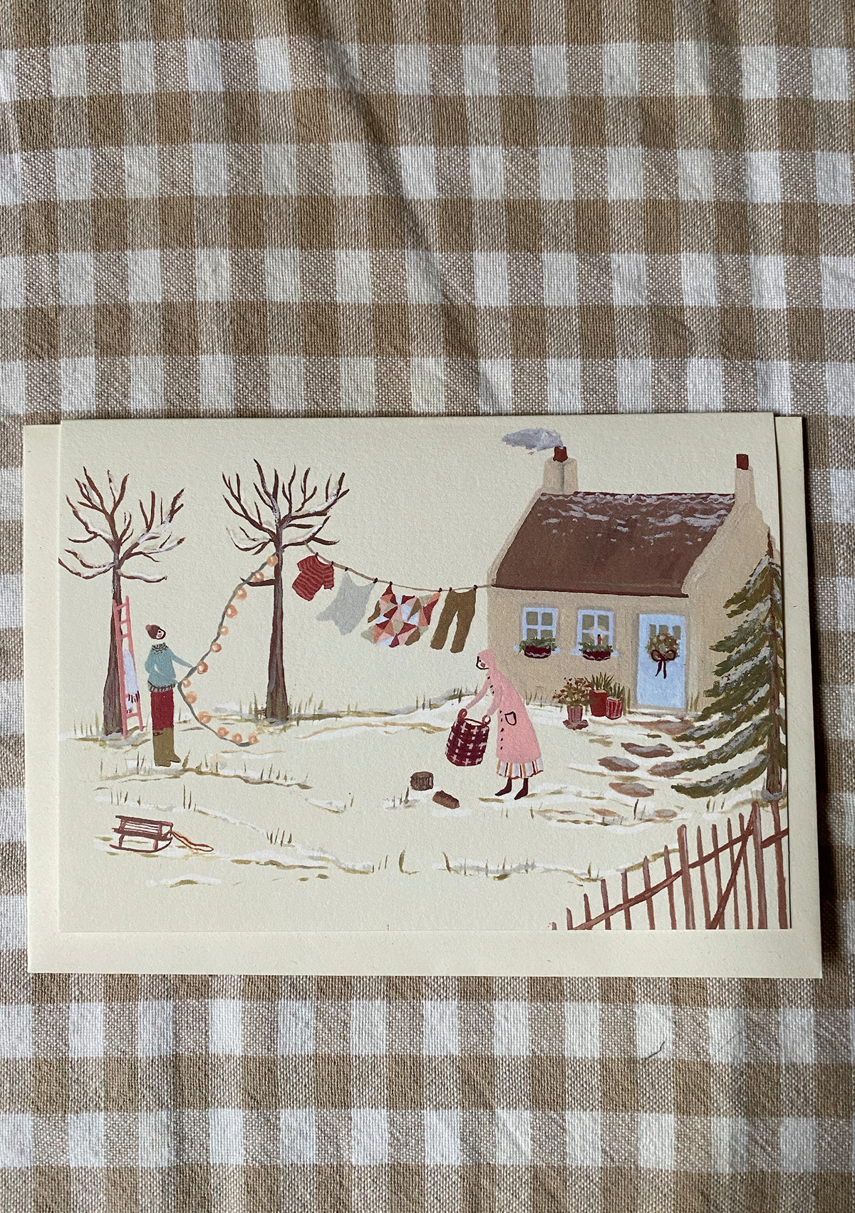 Harriet Watson The Last of the Snow Cottage Greeting Card | A6