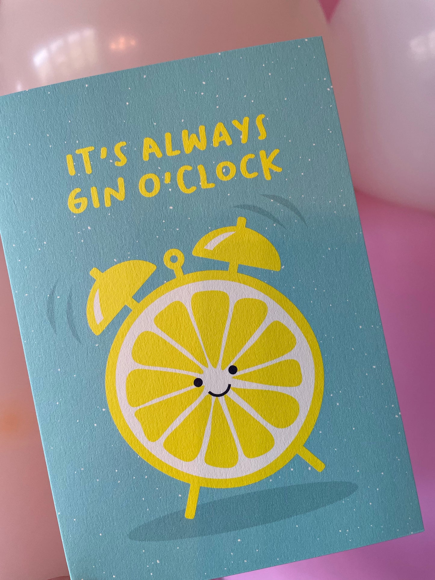 Gin O Clock  Greeting Card