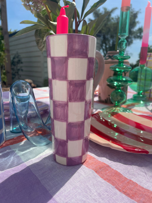 VAISSELLE Checkerboard Vase