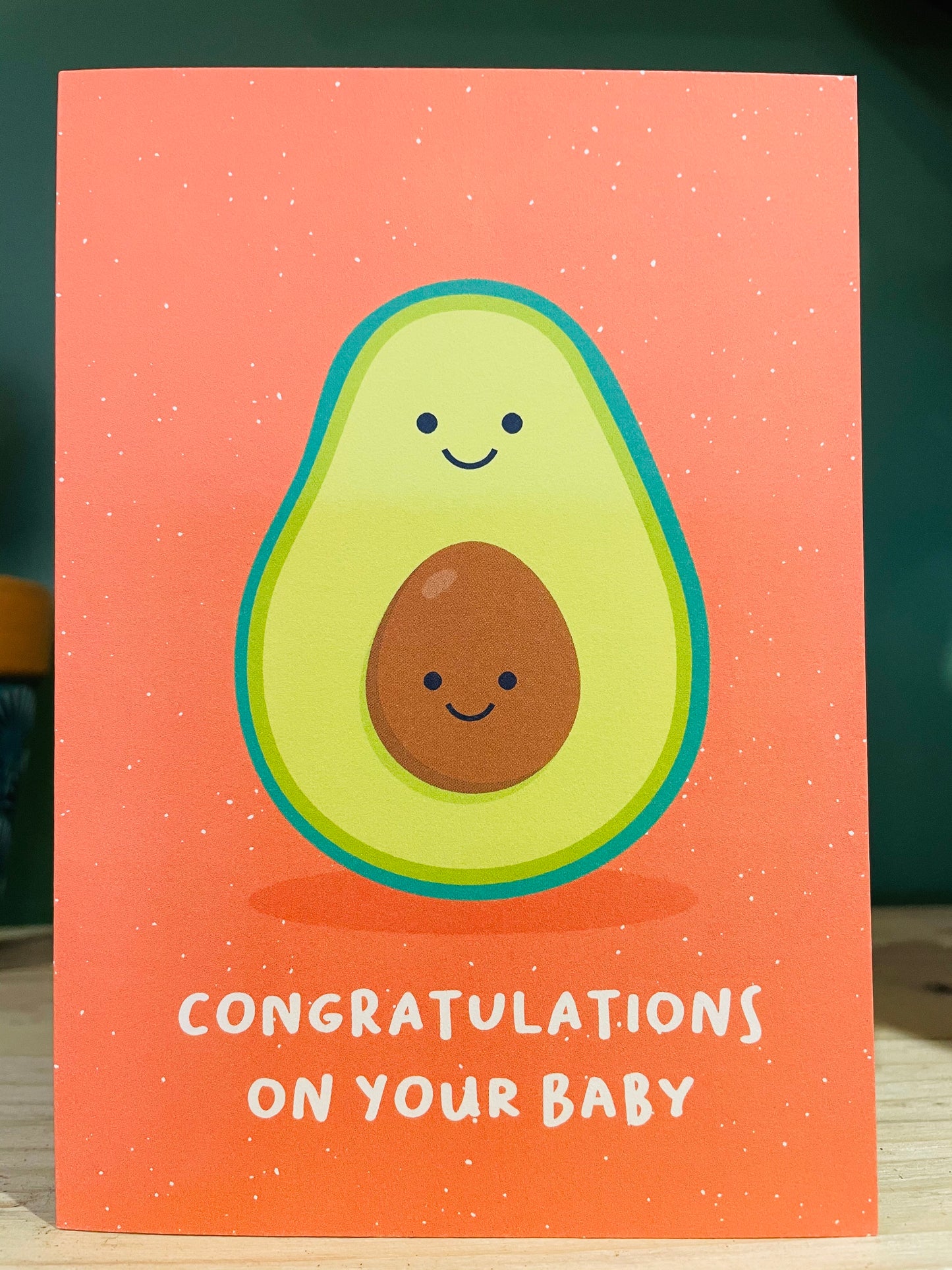 New Baby Avacado Card