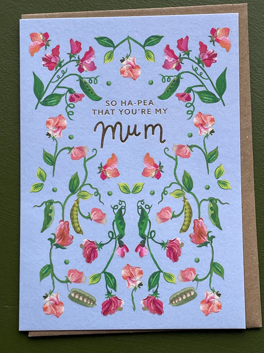 Cath Kidston So Hap-pea You're My Mum Card