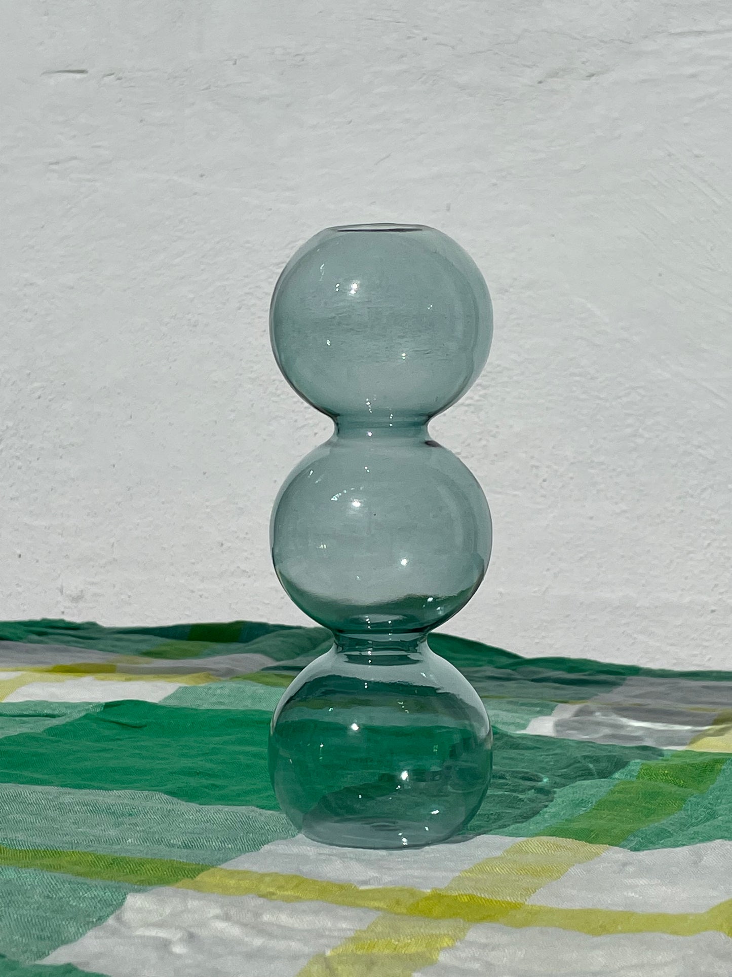 Glass Coloured Bubble Vase
