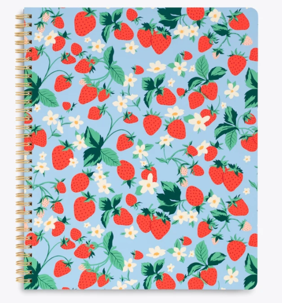 Ban.do  Large Strawberry  Note Book